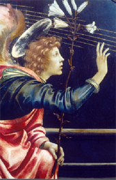 annunciazione filippino lippi angelo san gimignano