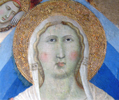1345 / NiccolÃ² di Ser Sozzo. Madonna in gloria e Santi. Polittico Pinacoteca. Musei Civici di San Gimignano (SI)